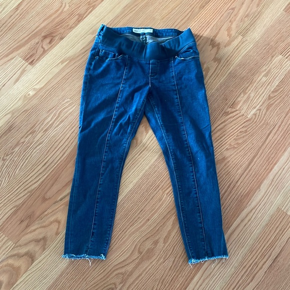 Maternity cropped ankle Jean - Picture 1 of 3